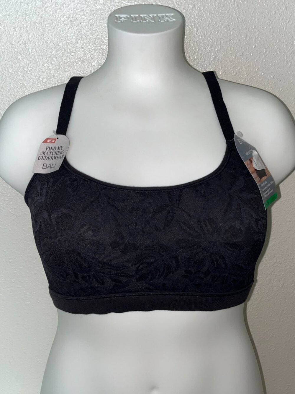 BALI MODERN SEAMLESS BRALETTE BRA SZ LARGE